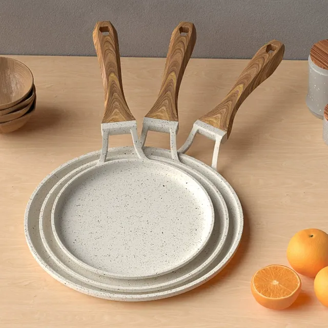 麦饭石不粘锅千层平底锅专用蛋糕皮烘焙班戟煎牛排鸡蛋饼6~8~10寸