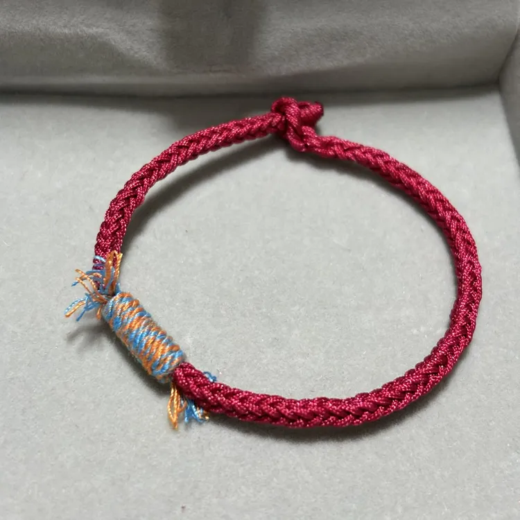 藏式手绳手工编织红绳情侣款本命年简约民族风