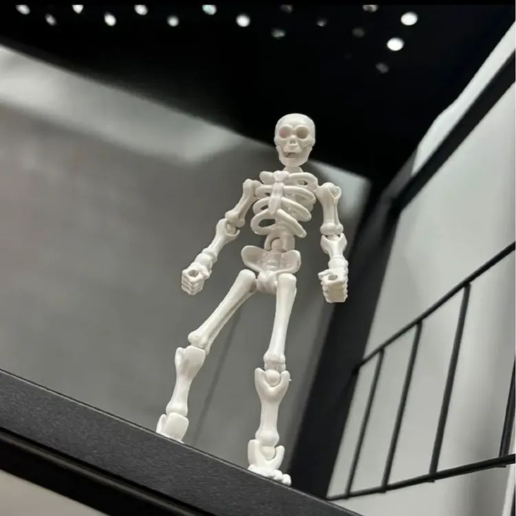 骷髅可动人偶全关节可动拼装玩具整蛊模型玩具送朋友礼物
