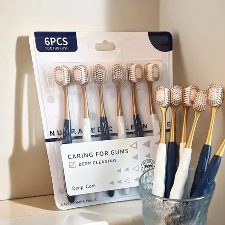 山姆超市同款宽头密丝柔高档成人牙刷软毛家用高密清洁深层口腔内