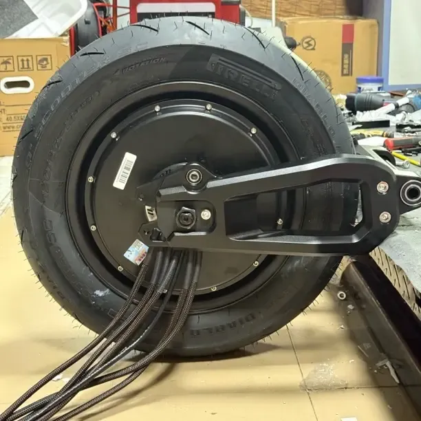 九号简约一代平叉12寸全顺电机后轮套装电动车直上平叉适用多车型