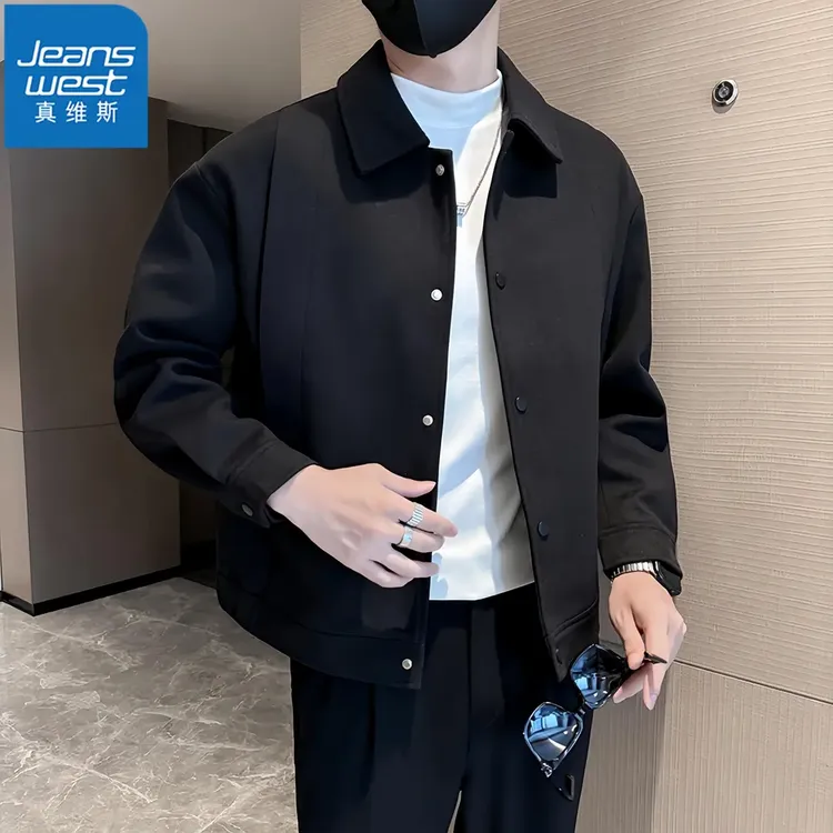 真维斯Jeanswest男士夹克秋冬新款潮流男装休闲时尚百搭帅气外套