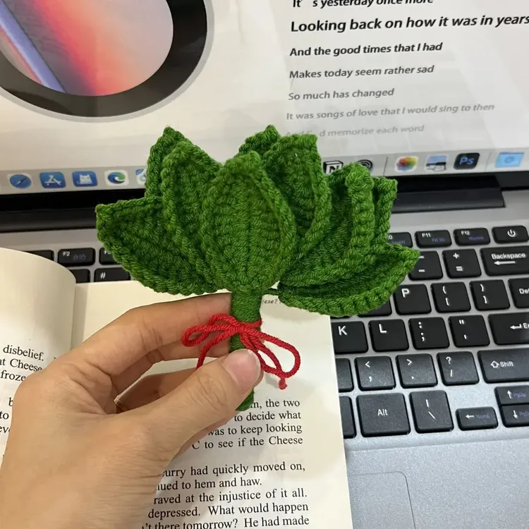 【咕噜】霉运退退退柚子叶手工编织DIY毛线材料包送好朋友包包挂件