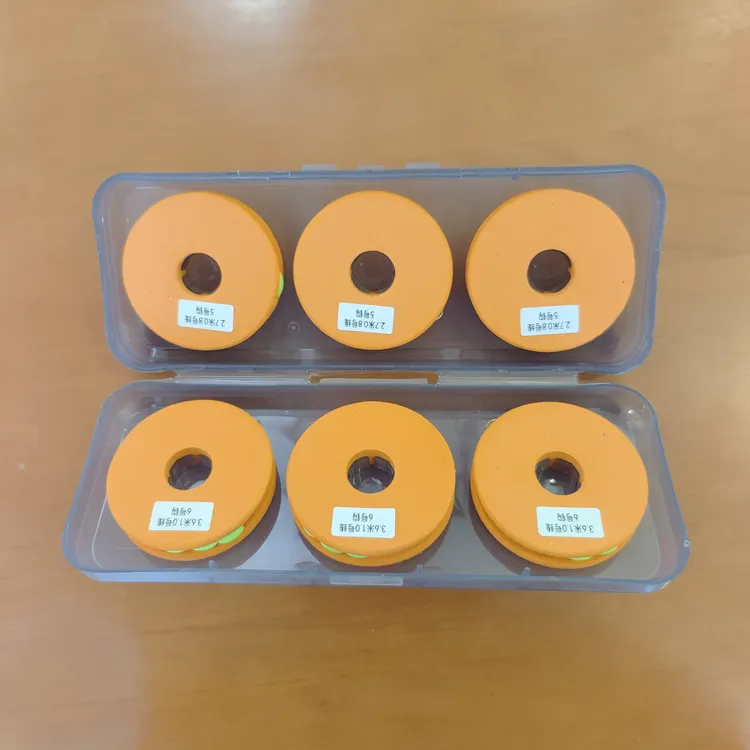 手工绑七星漂线组0.8、1.0，5、6号海夕朝天钩2.7、3.6米搭配一盒6付