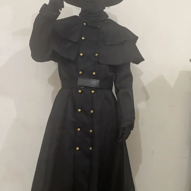 卡通朋克风万圣节中世纪蒸汽欧美医生乌鸦长鸟嘴服装