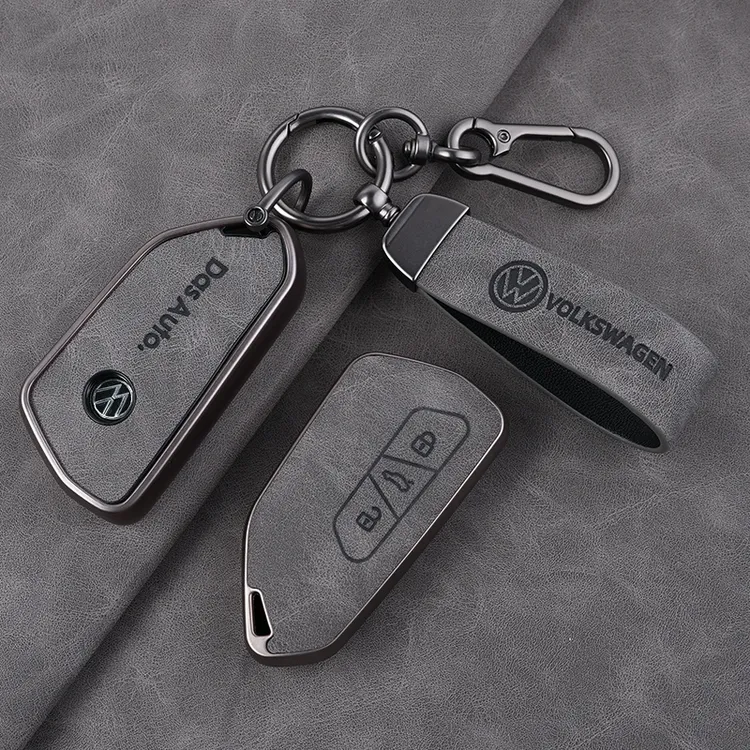 大众车钥匙套id3高尔夫8凌渡l威然pro途昂X揽境id4揽巡id6包扣壳