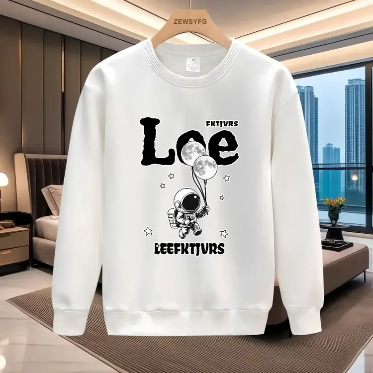 秋冬季高档潮牌套头卫衣青年男女款潮流百搭长袖男士休闲圆领上衣