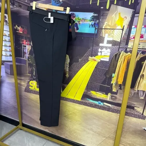 冬季加厚商务休闲修身小直筒户外百搭男士长裤四面弹舒适显瘦