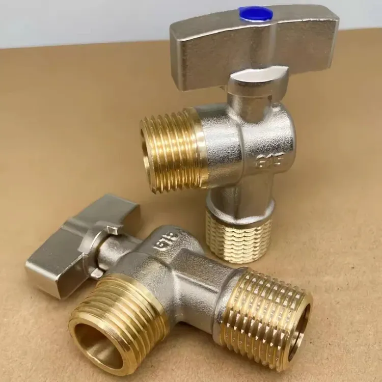 九牧王大流量角阀铜体家用球芯全开球阀燃气热水器专用三角阀4分