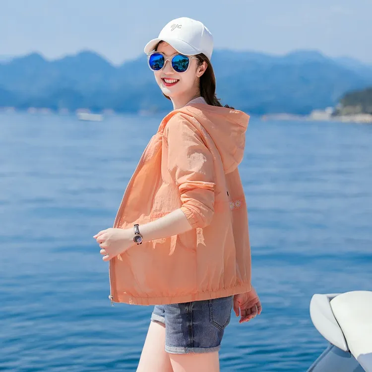短款女士防晒衣2025防紫外线外套夏季新款防晒服防晒衫休闲百搭