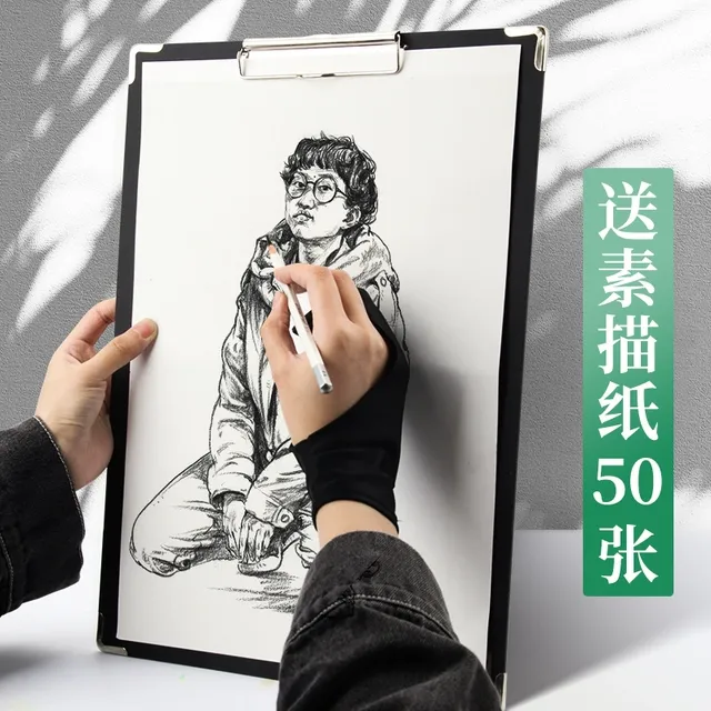 速写板8k防水画夹画板夹素描4开a3写生速写夹木质可装纸带兜成人