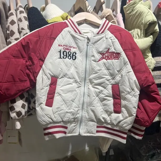 男童宝宝男厚款加绒棒球领圆领加厚休闲休闲风棉服