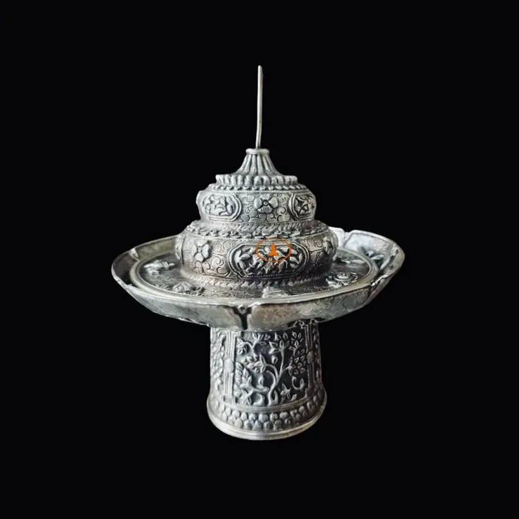 白铜茶架，纯手工打造