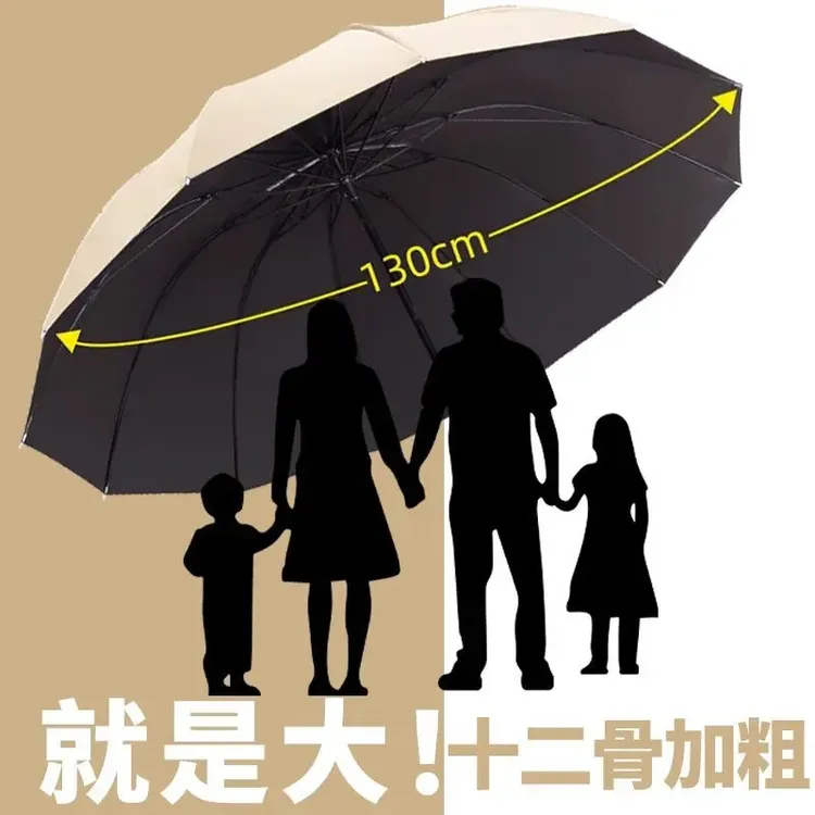雨伞加大加固加厚抗暴风雨学生晴雨两用防紫外线防特大暴雨太阳伞