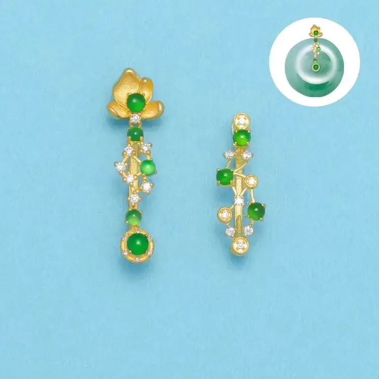 新款金色平安扣头甜甜圈扣头diy万能扣夹扣卡扣时尚小众饰品配件