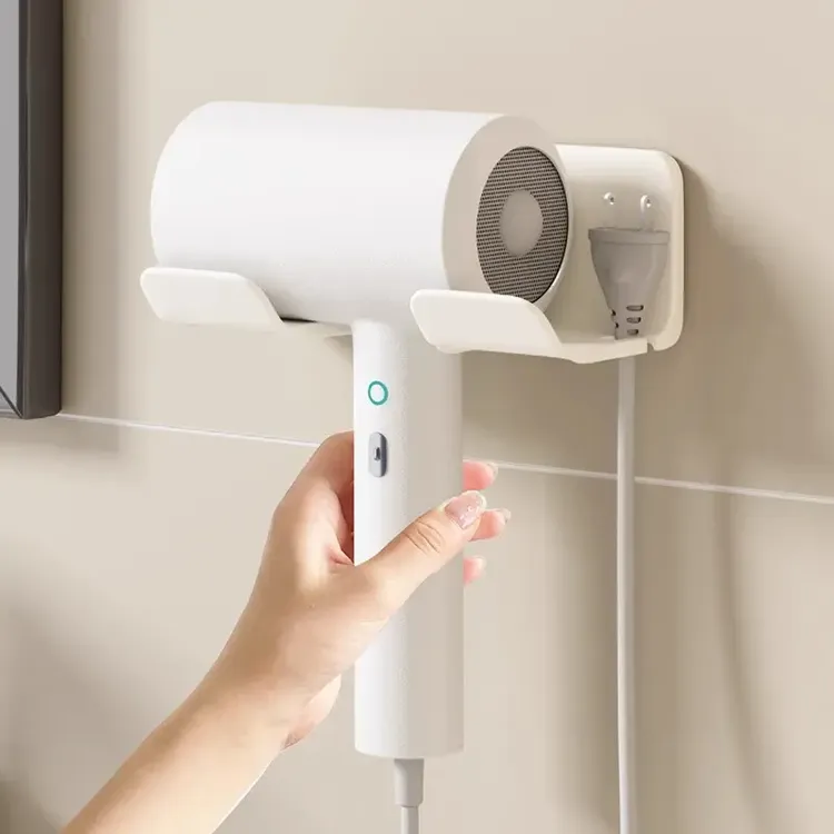 吹风机置物架免打孔卫生间风筒收纳支架浴室壁挂式电吹风放置挂架