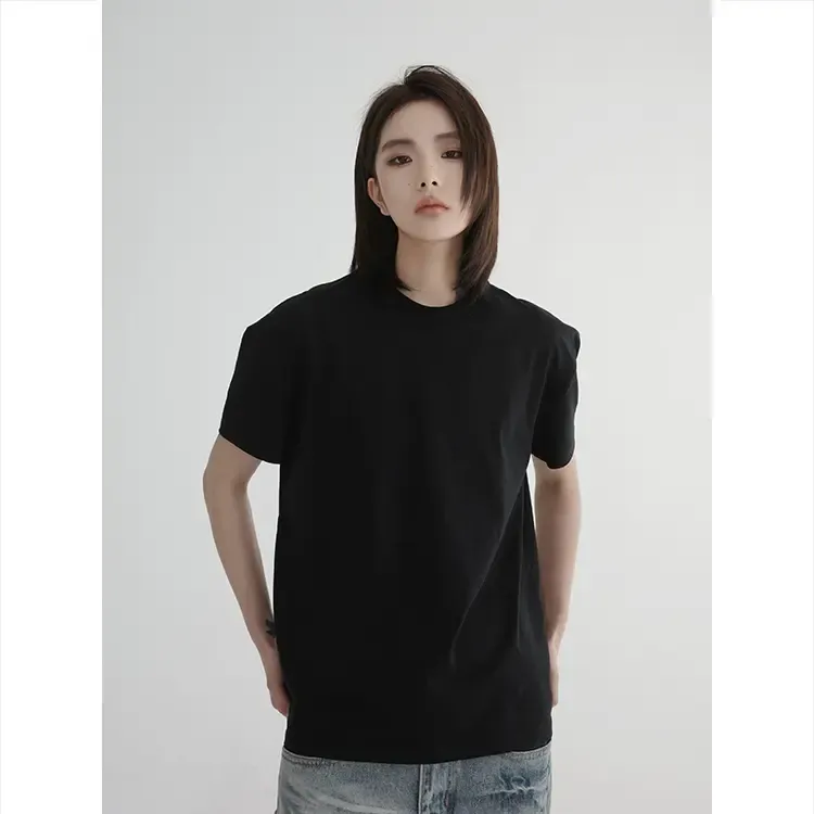 夏季凉感260g短袖冰皮科技透气吸汗速干T恤圆领印花情侣冰爽TEE