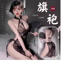 私宠/性感复古蕾丝绑带修身睡裙套装轻奢迷人吊带家居服A107