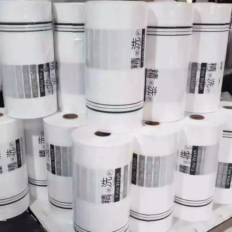 精品无纺布防潮透气包装卷干洗店罩衣袋洗衣店用打包卷卷膜包装袋