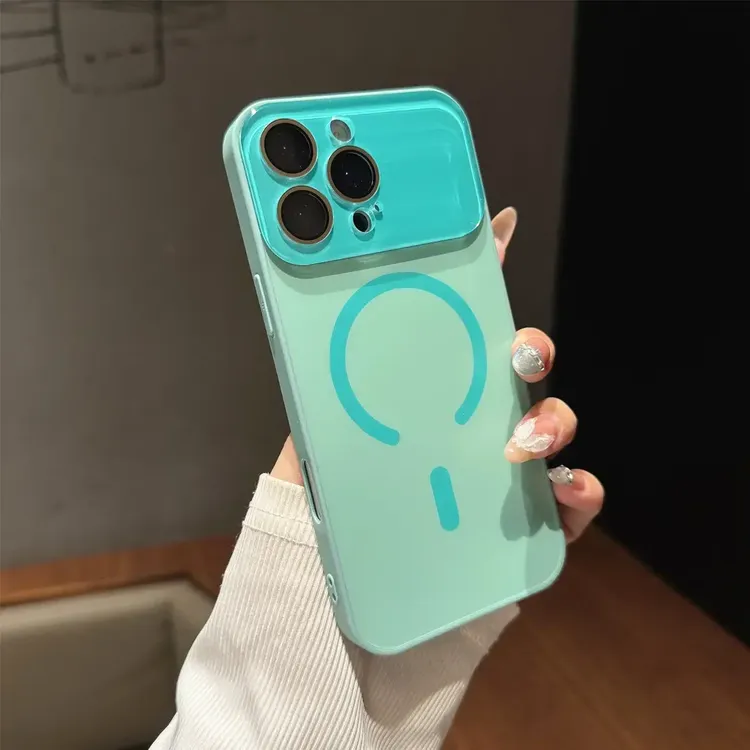 大视窗全包防摔磁吸适用苹果17手机壳iphone16promax自带镜头膜15