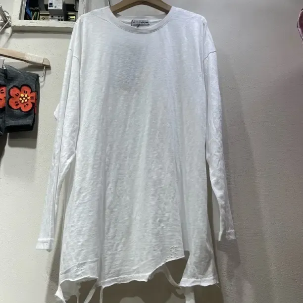 长袖女破洞秋季宽松纯色长袖T恤纯色圆领女士