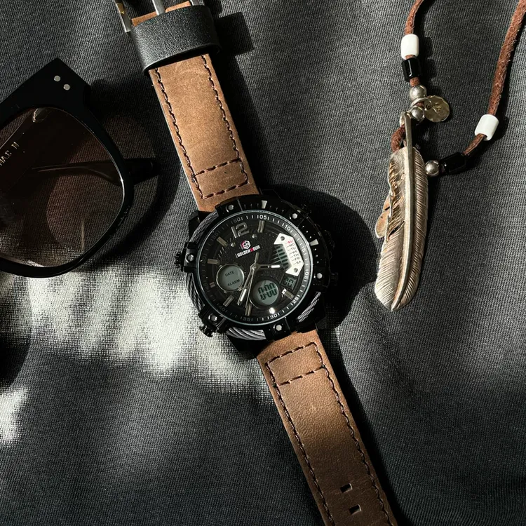 多功能复古潮流机械手表男虫洞概念男款机械表高级感朋克风男表潮