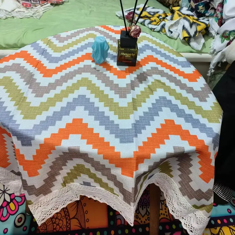  民族风格桌布ins风长方形日系简约防尘盖布网红茶几餐桌台布布艺