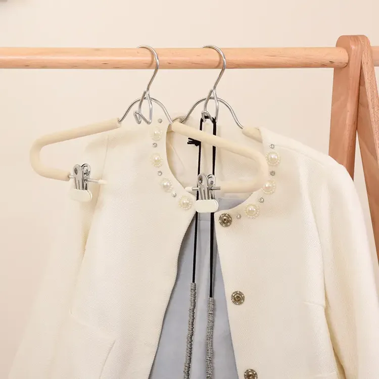 套装衣架连体防滑家用多功能无痕衣服撑挂马面裙裤带夹汉服衣架子