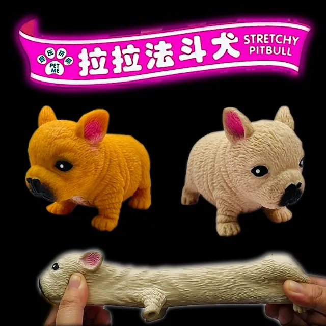 网红解压狗法斗犬慢回弹沙皮拉拉拍拍狗猪捏捏乐减压发泄神器