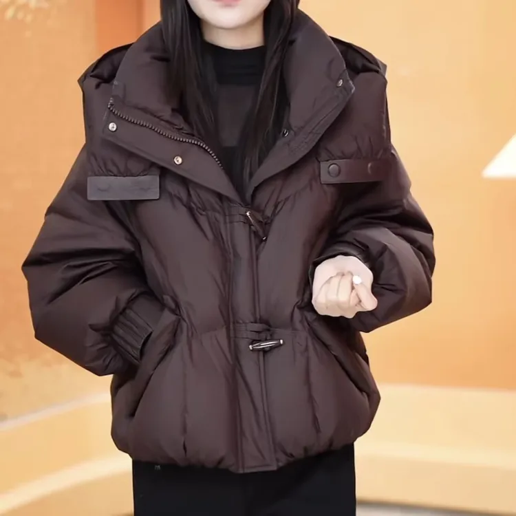 【伊可定制】D355冬季女装羽绒服2025新款加厚保暖洋气时尚羽绒服