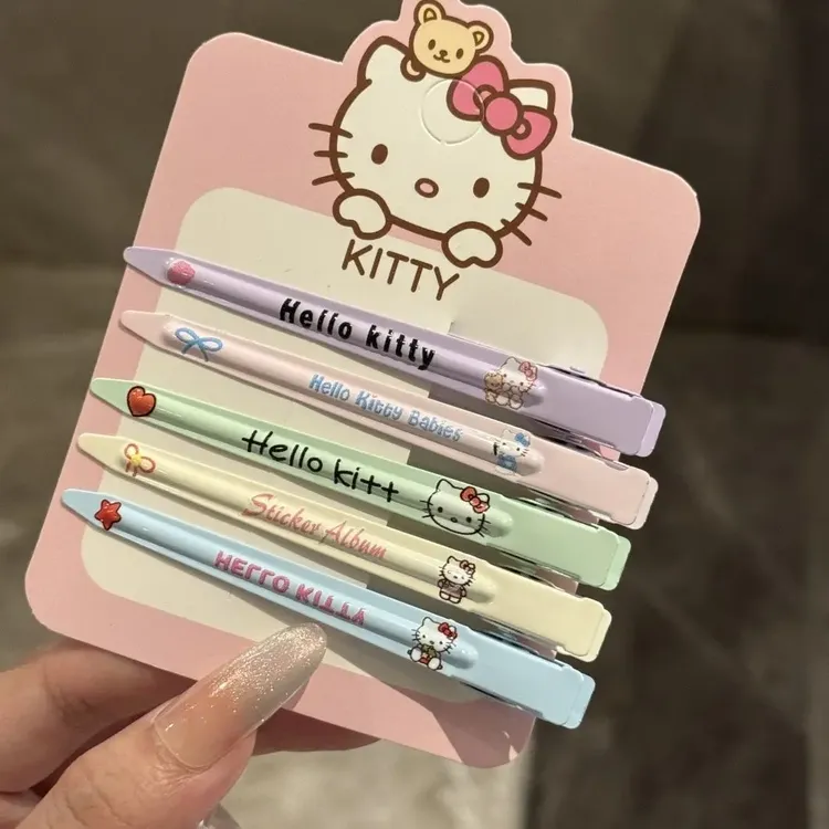 超仙卡通KT猫鸭嘴夹蓬松洗脸化妆一字夹高颜值少女碎发刘海夹发卡