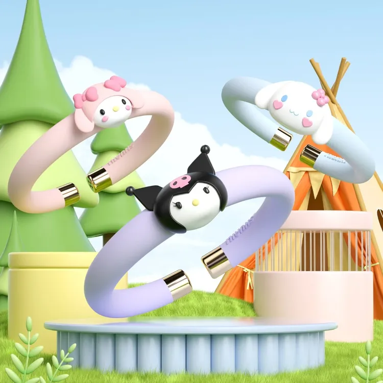 卡通手环精油手环防蚊虫叮咬户外随身神器孕婴学生成人驱蚊液防蚊