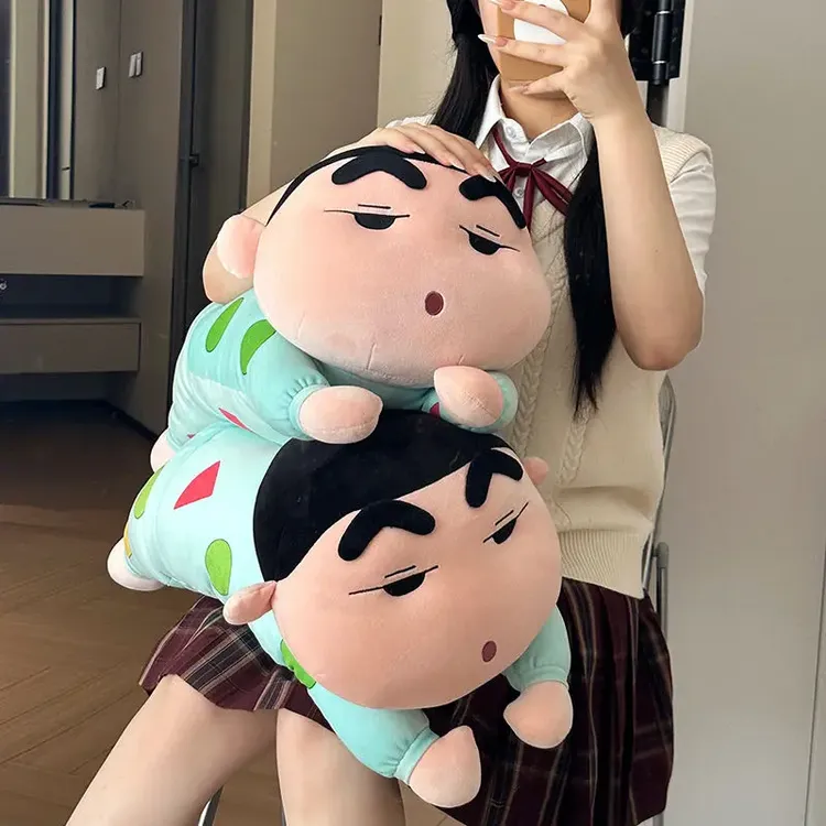 【喵喵】高品质趴款蜡笔小新搞怪睡衣趴枕公仔玩偶治愈驾车个人用品