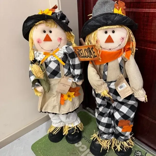 稻草人一对情侣款 