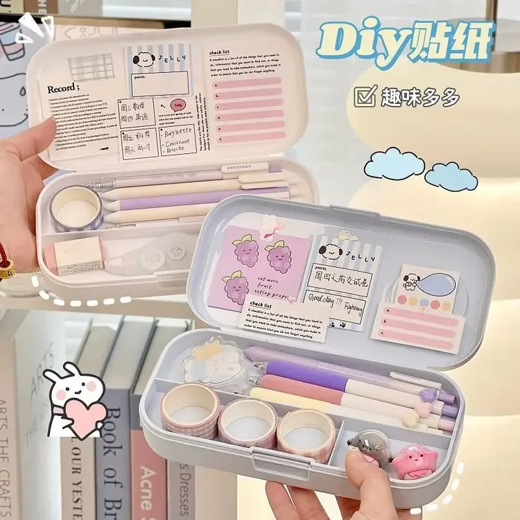 2025新款铅笔盒小学生文具盒文具盒女孩款铅笔盒中小学生可爱笔盒