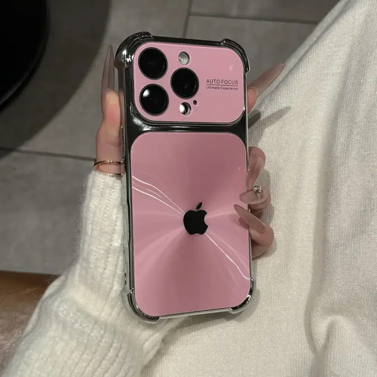 新款高级电镀极光防摔适用iPhone17手机壳苹果16promax全包15女14