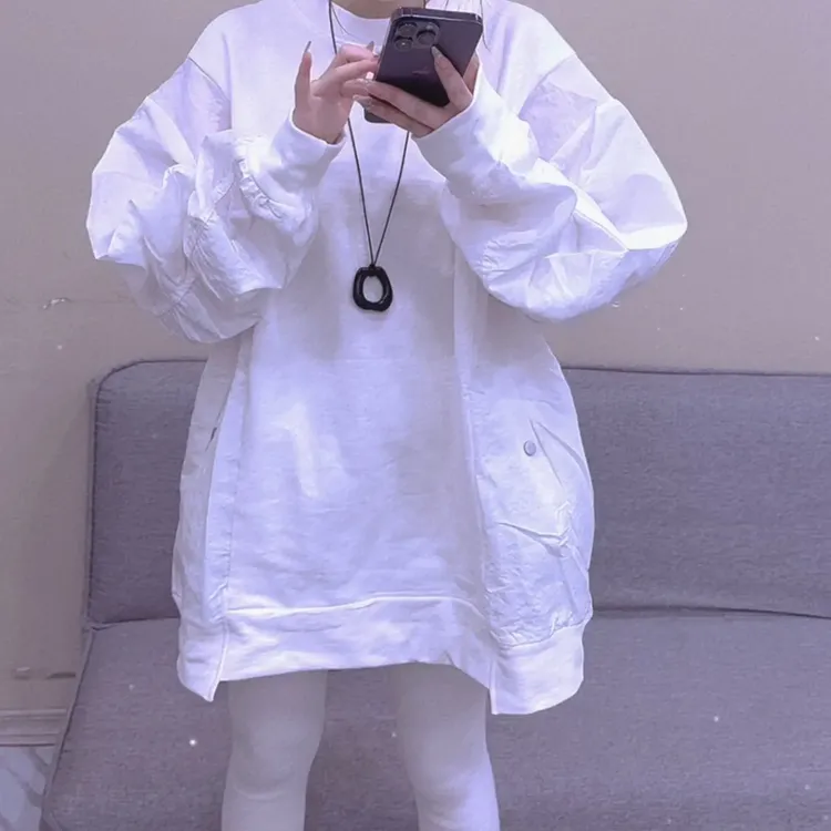 洋气圆领大卫衣女