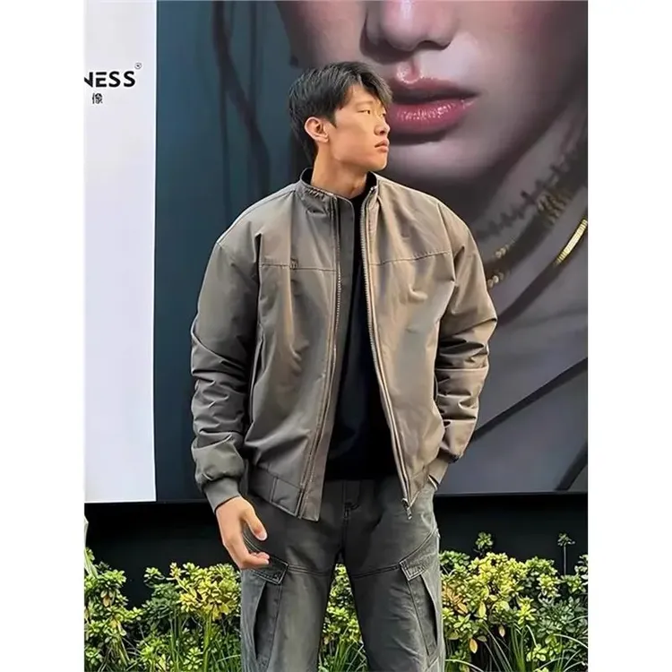 GTAL三防飞行夹克外套男款春秋季短款cleanfit立领廓形工装棒球服