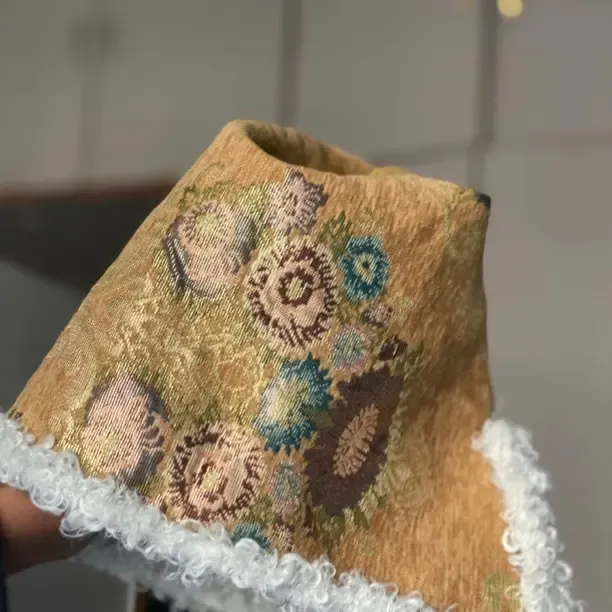 藏族帽子百搭藏式加绒棉帽子复古提花保暖秋冬传统民族风