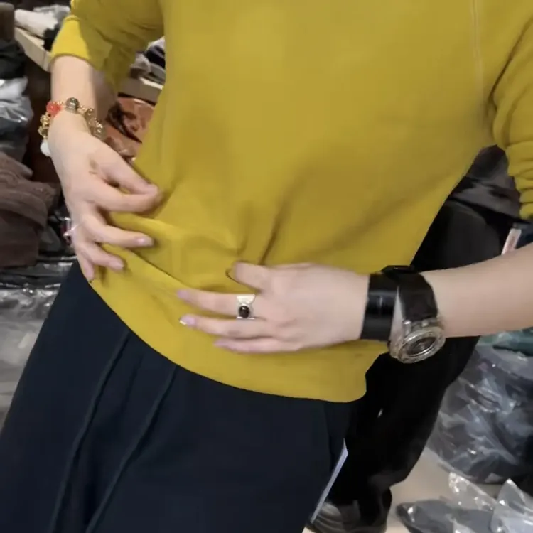 JING2025秋季新款99188纯色帽衫女装宽松百搭长袖休闲时尚上衣