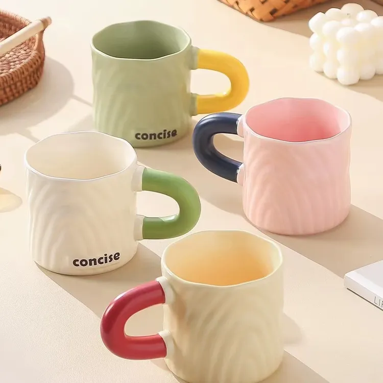 M3高颜值马克杯奶fufu带盖可爱太阳花勺子女办公室陶瓷杯生日礼物