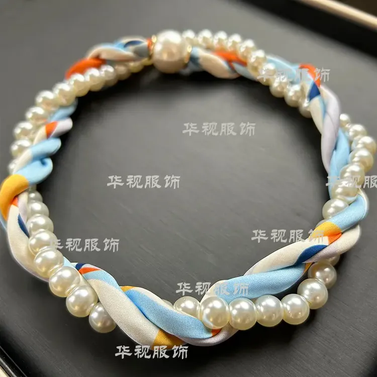 铜合金项链 【麻花链套装】2025定制夏新品旅游配饰懒人丝巾项链款.