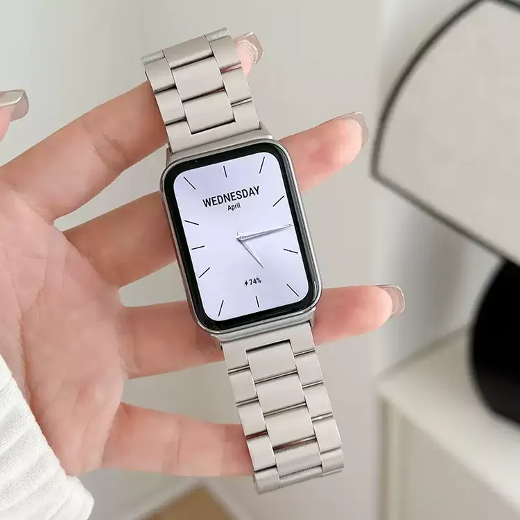 【高级感】适用小米手环9/8pro表带链金属新款9pro版红米watch6手表