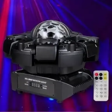 新款超级六臂大金刚200瓦智能声控舞台跳舞蹦迪全彩镭射激光灯