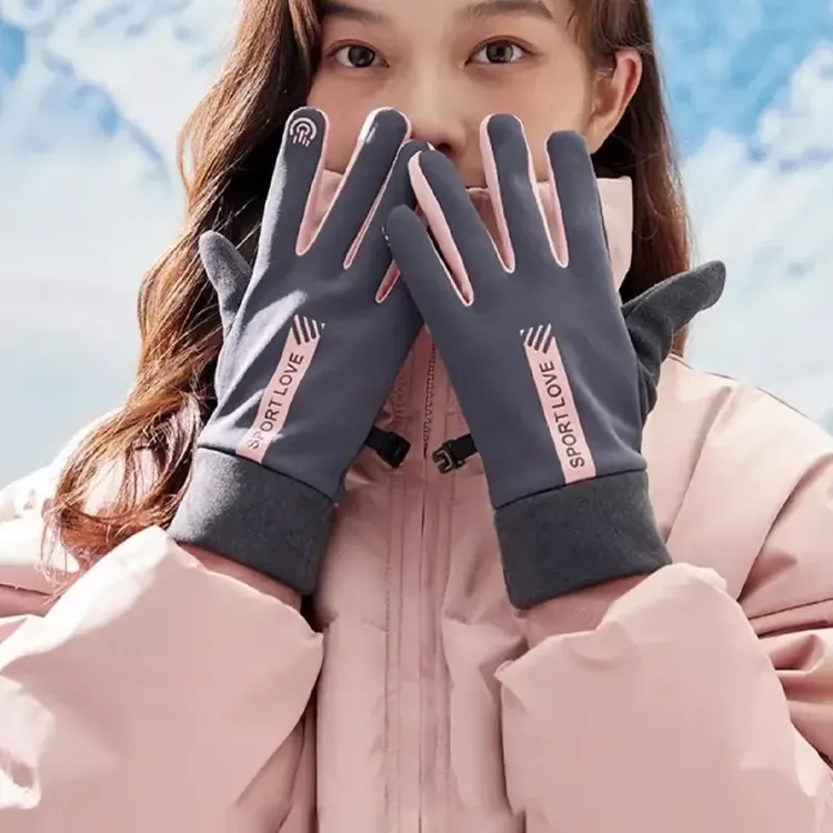 冬季手套防风防水可触屏情侣男女士冬天骑行滑雪运动加绒防寒保暖