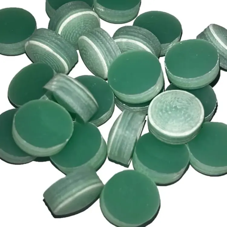 10颗装水晶冲杆皮头黑电木黄电木冲杆皮头14mm 6层厚度冲跳皮头