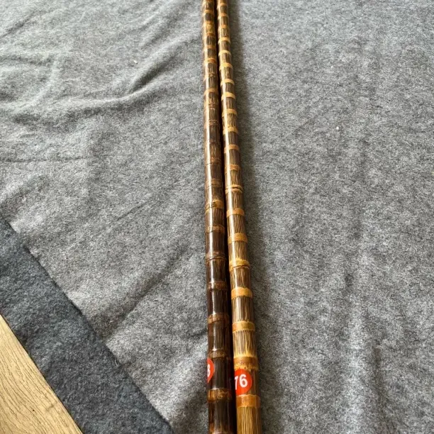 特直高密老料实心金丝竹1.2米1.3米直径2.2左右登山棍武术棍缏杆