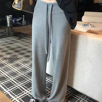 【垂垂裤】抽绳垂感阔腿裤女裤秋季新款休闲裤运动裤女卫裤