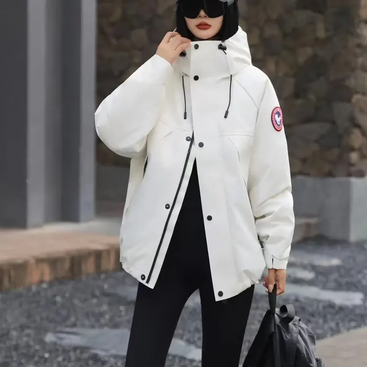 防水户外登山情侣三合一90白鸭绒羽绒服