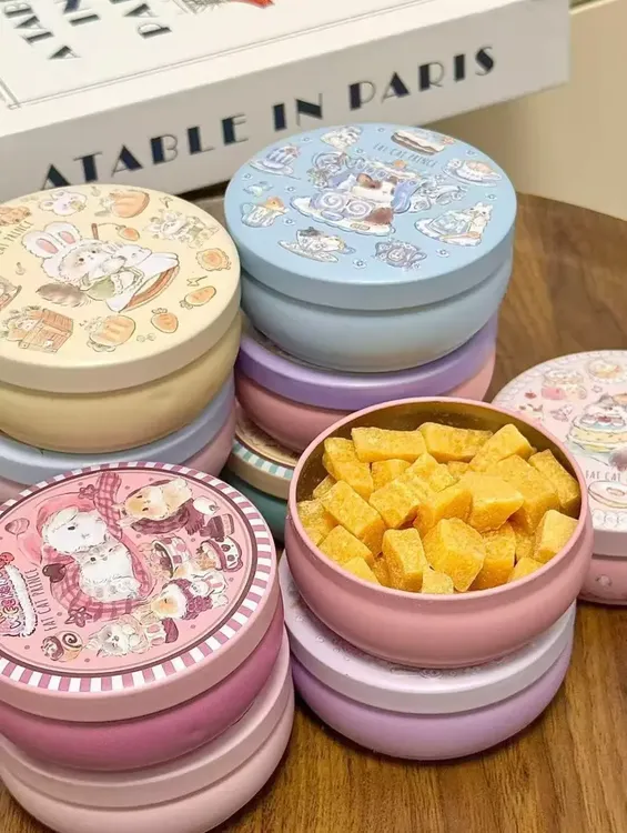 手工秋梨膏糖(正版原创)超可爱铁罐送男友送父亲秋冬必备清凉不甜